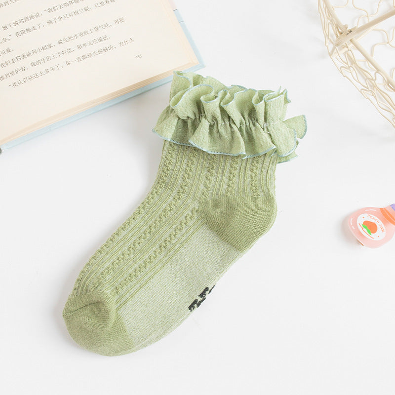 Cute Girls' Lace Princess Socks