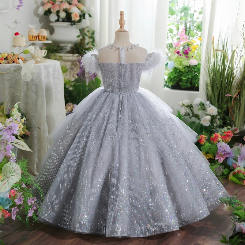 Girls Ball Gown Girls Birthday Princess Dress Children's Party Dress