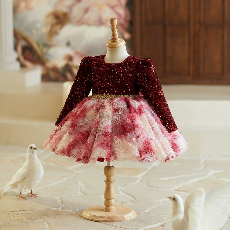 Girls Birthday Party Dress Winter Children Christmas New Year Dress marryshe Girls Birthday Party Dress Winter Children Christmas New Year Dress marryshe