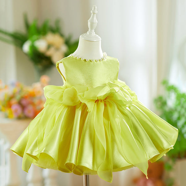 Cute Girl Birthday Princess Dress Baby Party Puffy Dress