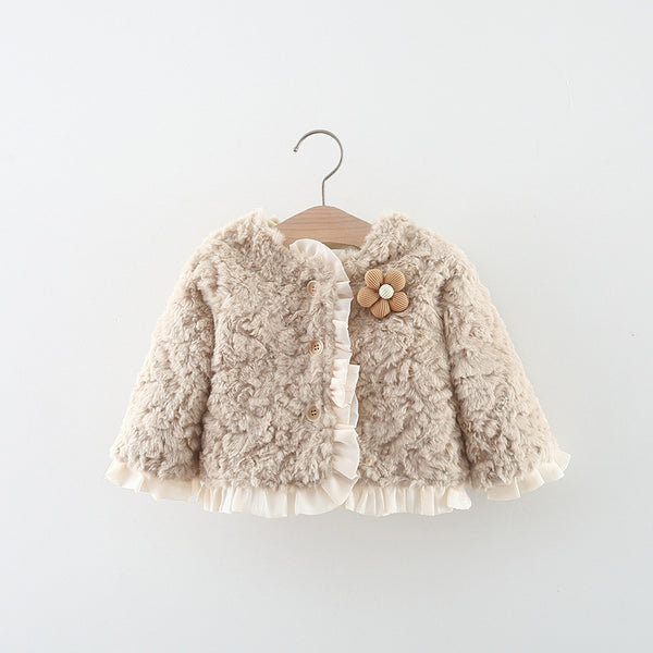 Cute Baby Girl Winter Jacket