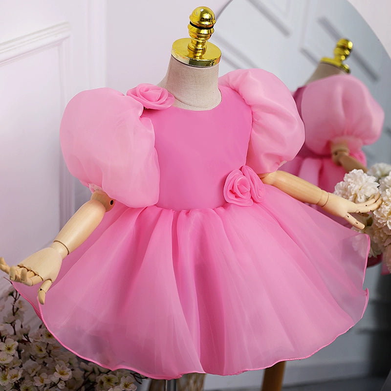 Baby Cute Girl Pageant Dress Toddler Birthday Party Princess Dress