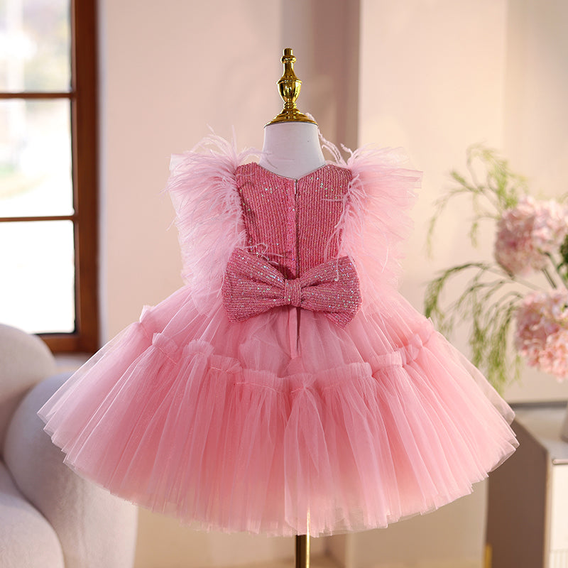 pink poofy dress Hot Tulle With Corset - Evening Dresses For Wedding Guest or Bridesmaid - Fairy Tale Photoshoot Womens Clothing Straight Back Barbie The Movie Pink Puffy