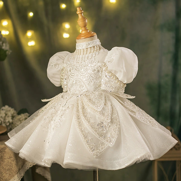 Flower Girl Wedding Princess Dress Girl Cute Baptism Dress