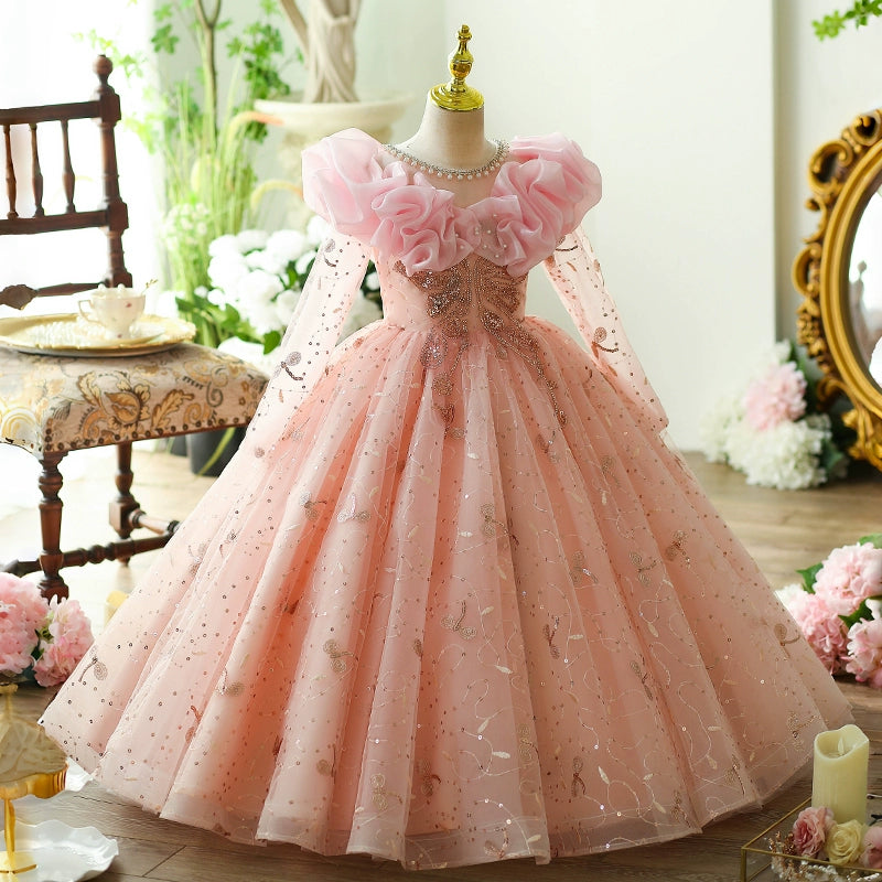 Elegant Baby Girl Princess Dress Toddler Party Dress Girls Puffy Birt marryshe Elegant Baby Girl Princess Dress Toddler Party Dress Girls Puffy Birt marryshe