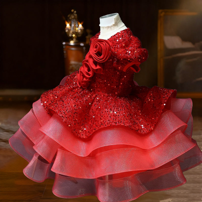 Children's Christmas Dress Girls Birthday Princess Dress Flower Girl Dress