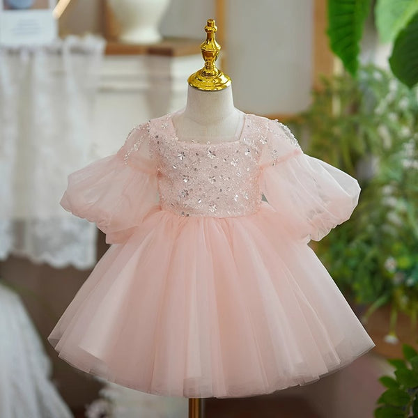 Girls Birthday Princess Dress Flower Girl Wedding Dress Children's Party Dress
