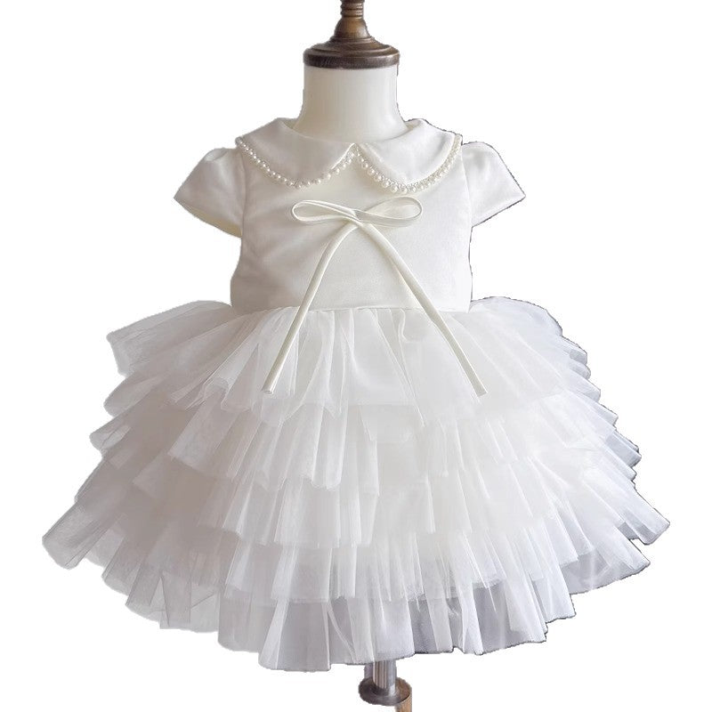 Girls Cute Birthday Princess Dress Flower Girl Wedding Dress