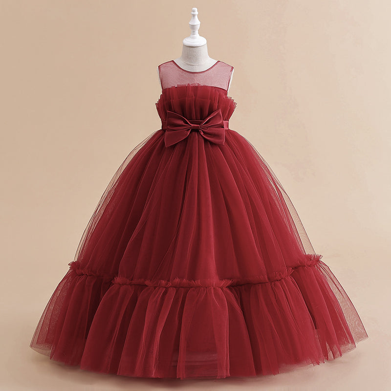 Children's Ball Princess Dress Girl Birthday Dress Flower Girl Wedding Dress