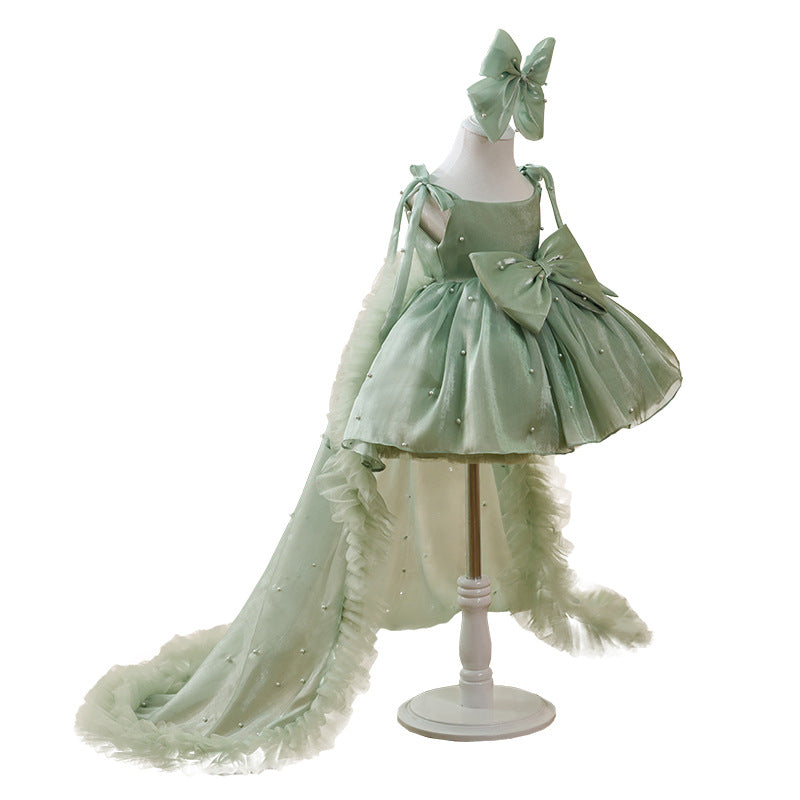 Girls Birthday Dress Flower Girl Cute Princess Dress