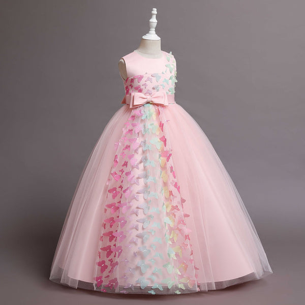 Girls Christening  Dress Pageant Toddler Birthday First Communion Princess Dress