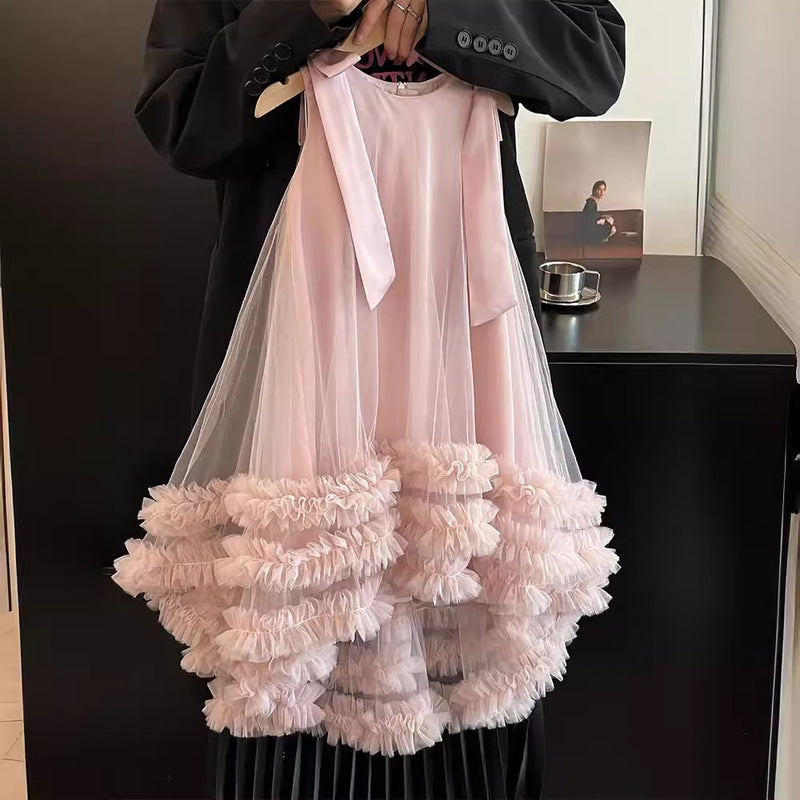 Summer Girls Sleeveless Festival Dress  Girls Formal Dress Dress
