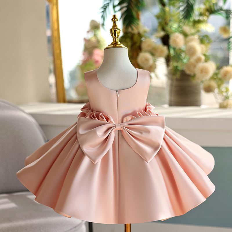 formal girl dresses Girls Cute Formal Dresses Flower Girl Dresses, Pink / 9-10 Years (150cm)