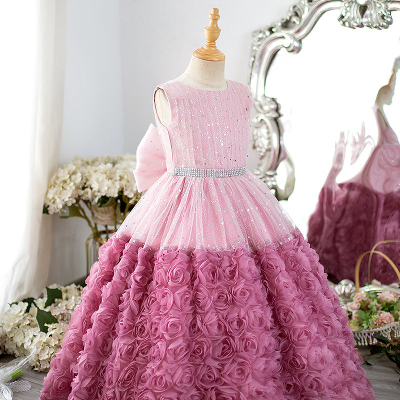 Children's Cute Birthday Dress Girl Party Puffy Princess Dress