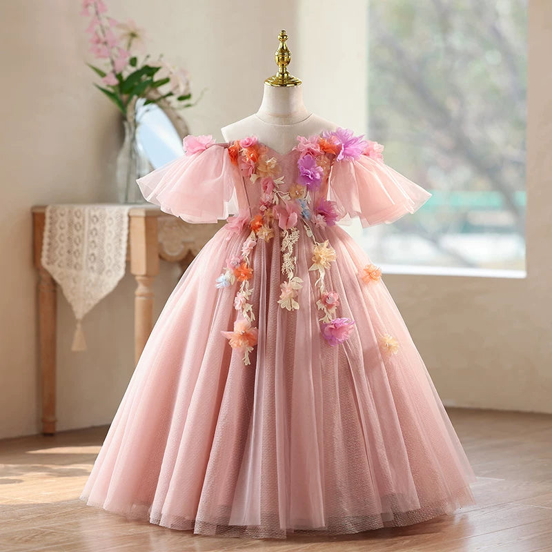 Flower Girl Princess Dresses Girls Pageant Dresses Girl Birthday Dresses