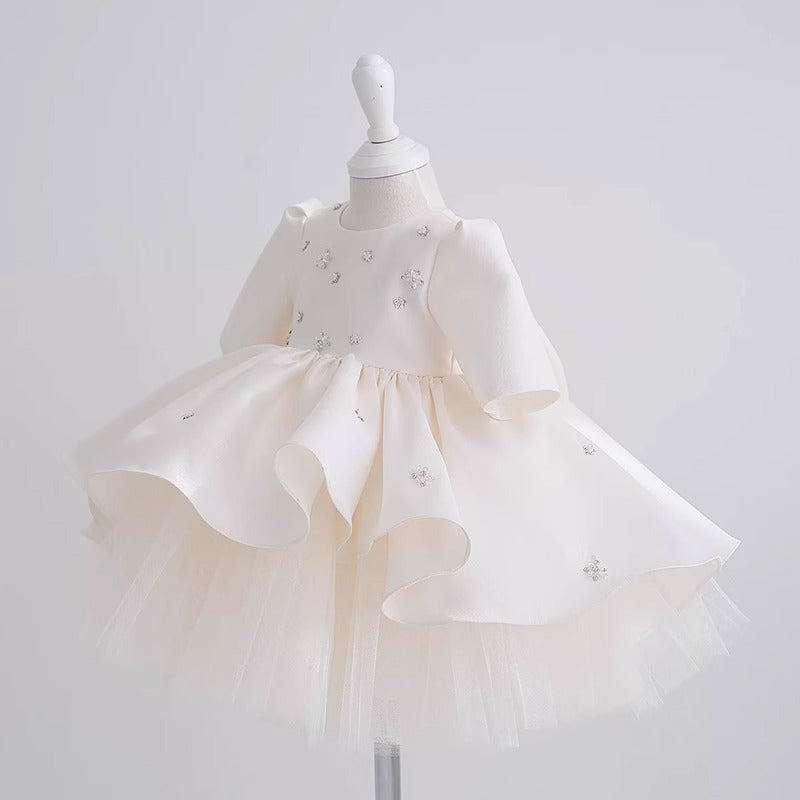 Girls Party Princess Dress Flower Girl Wedding Puffy Dress