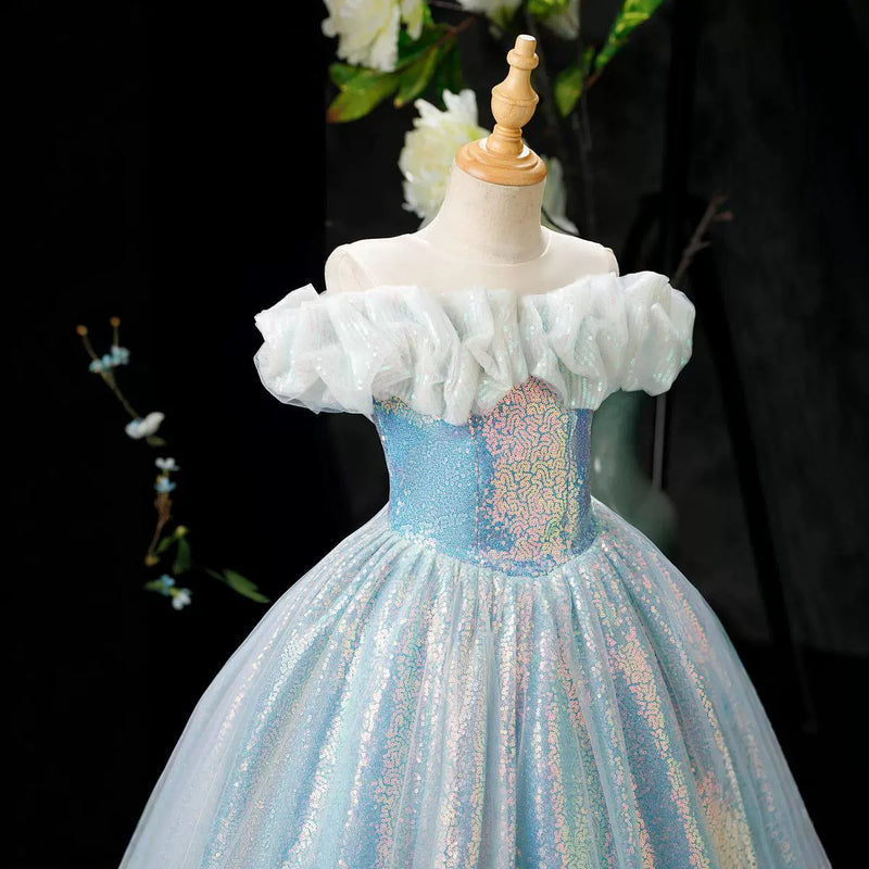 Girls Birthday Prom Dress Flower Girl Wedding Dress