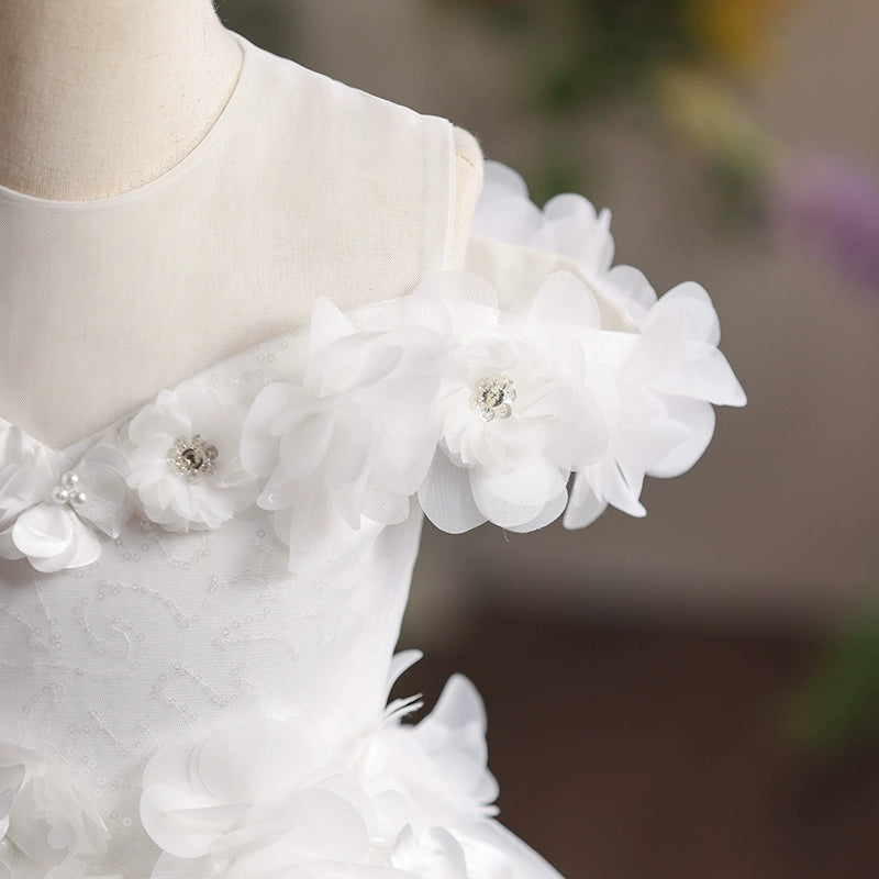 Flower Girl Wedding Dress Girl Birthday Princess Dress Girl Communion Dress