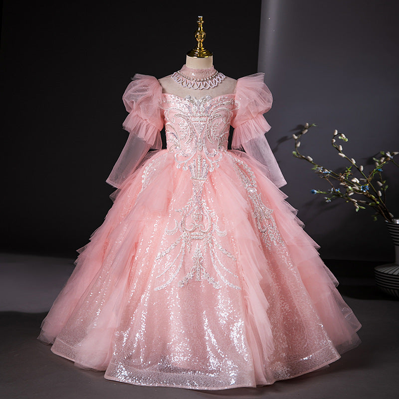 pink christmas dress Pink Christmas Tree Smocked Dress