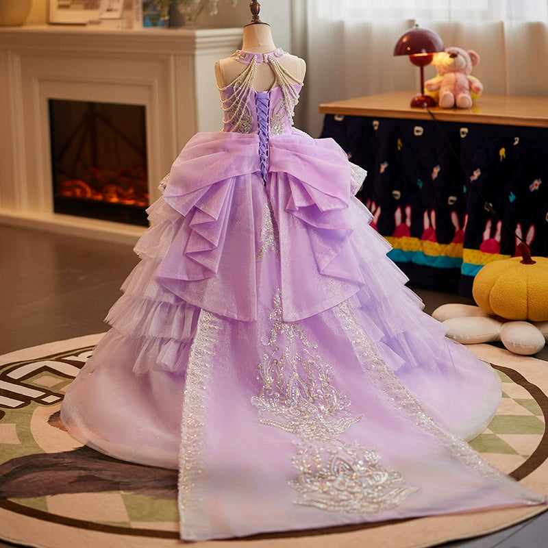 Puffy Long Train Dresses Christmas Princess Dresses marryshe Puffy Long Train Dresses Christmas Princess Dresses marryshe