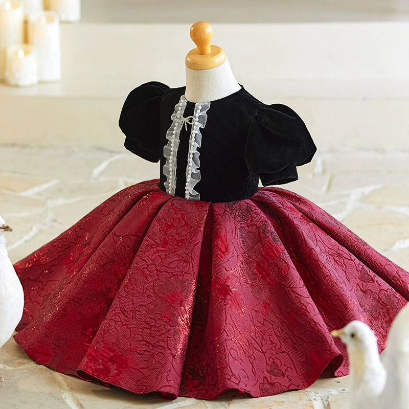 Baby Birthday Dress Flower Girl Puffy Princess Dress Girl Christmas Dress