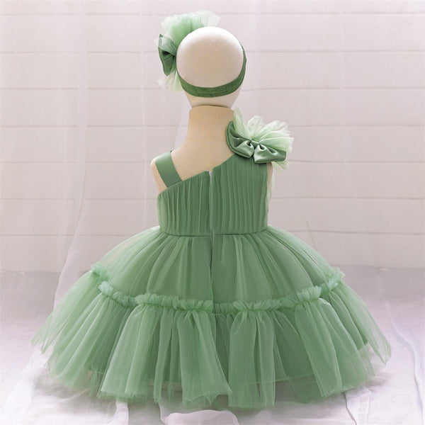 Girls Toddler Prom Dress Girls Cute Birthday Puff Dress