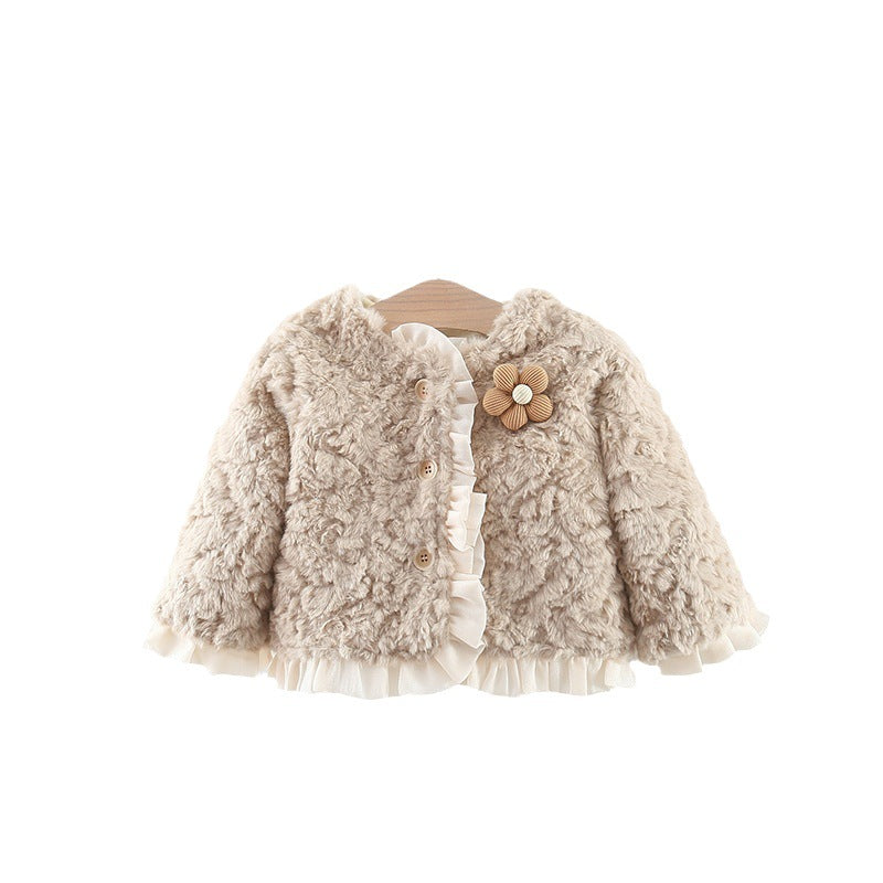 Cute Baby Girl Winter Jacket