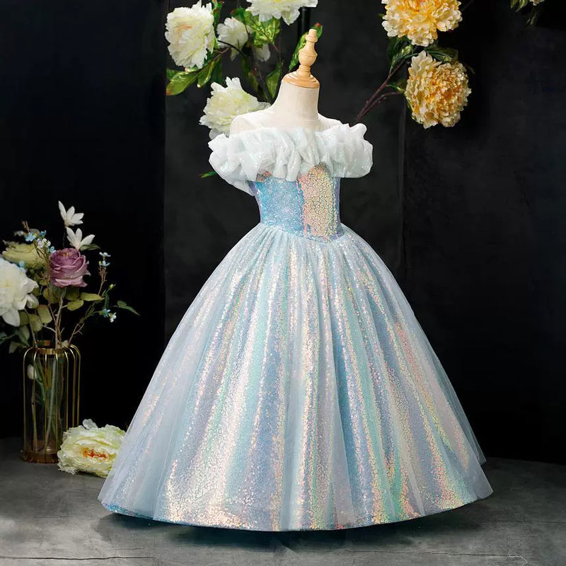 Girls Birthday Prom Dress Flower Girl Wedding Dress