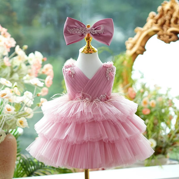 Girls Birthday Dress Flower Girl Wedding Princess Dress Girls Party Dress
