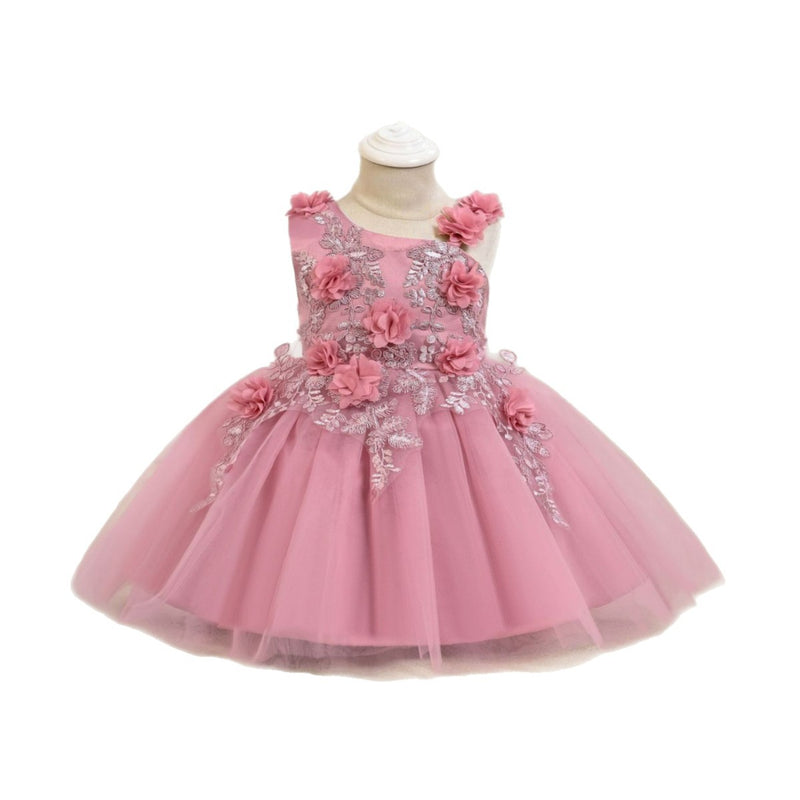 Girls Pageant Princess Dress Baby Birthday Party Dress