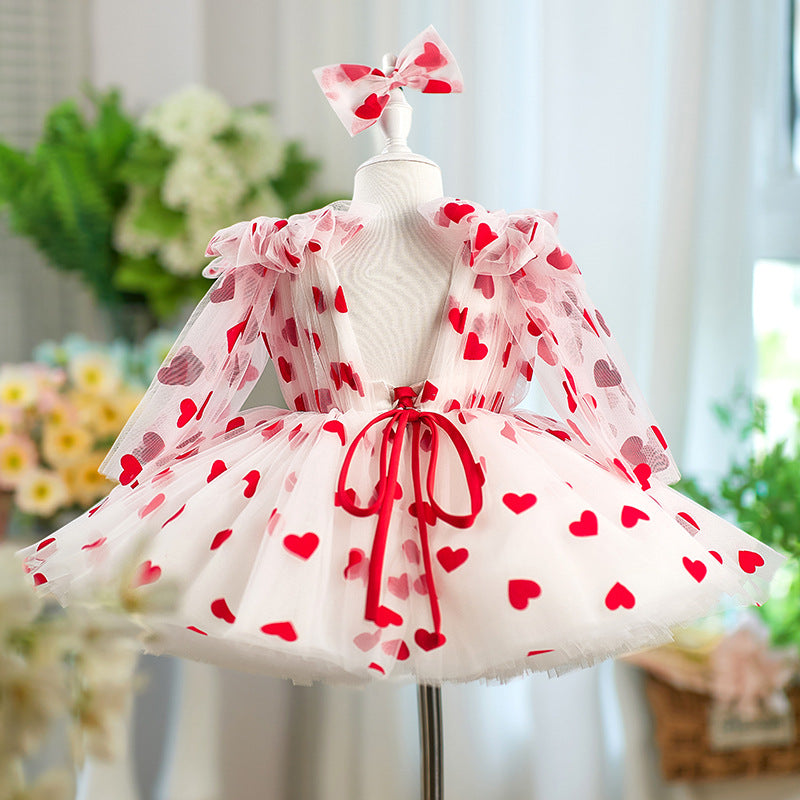 New Children's Party Princess Dress Cute Girls Birthday Dress