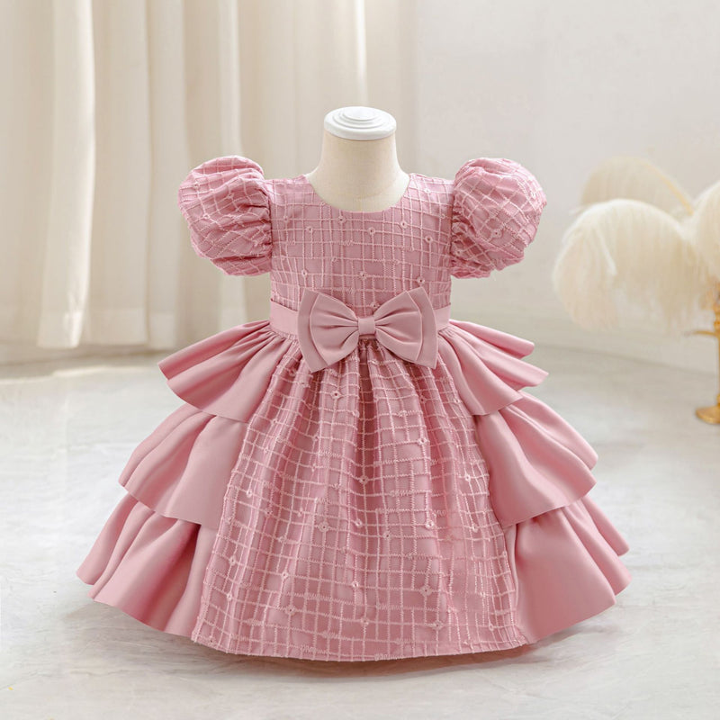Baby Girl Birthday Party Dresses Toddler Bow-knot Noble Dress Little G –  marryshe