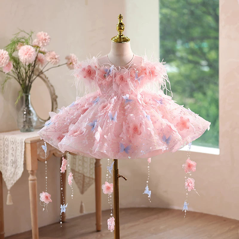 designer childrens party dresses Buy Baby Girl Fluffy Designer Birthday Party Dresses Online as picture 1 / 110 4year