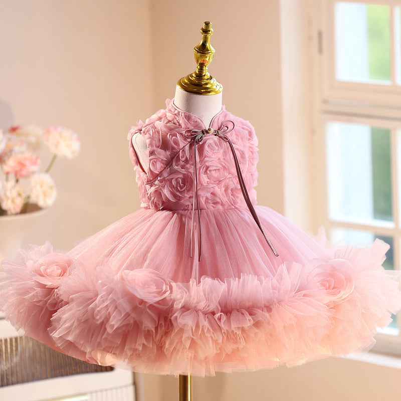 Girls Pageant Dress Flower Girl Wedding Dress Children's Birthday Princess Dress