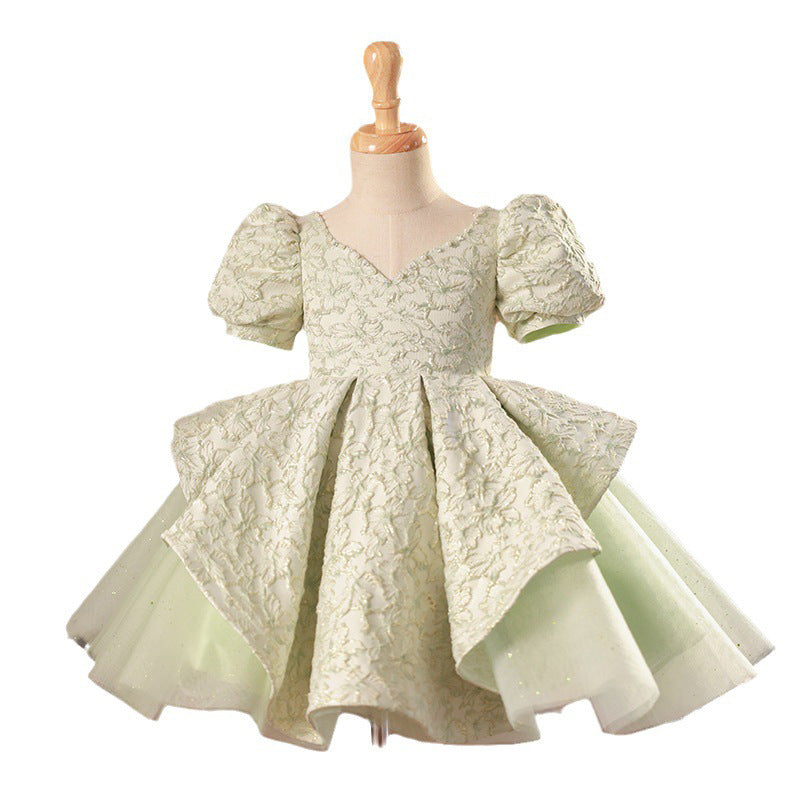 cute mesh dresses WhouRiu Little Girls Dresses Heart Print Ruffle Sleeveless Mesh Dress Children Cute Summer Princess Tulle Dresses Black,Size 5-6 Y