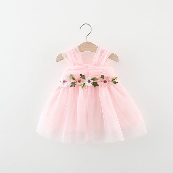 Summer Baby Girl Birthday Dress Girl Suspender Princess Dress