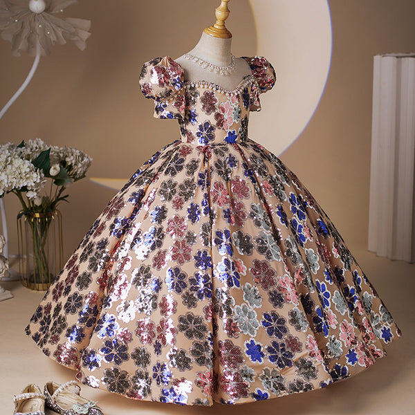 Spring Girls Prom Dress Children's Birthday Princess Dress