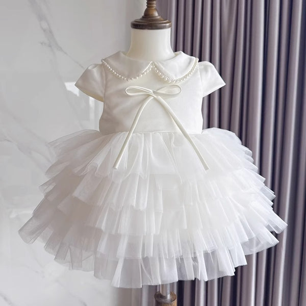 Girls Cute Birthday Princess Dress Flower Girl Wedding Dress