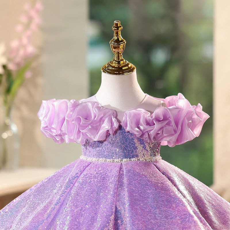 Girls Sequin Dress Children's Birthday Dress Girls Party Dress