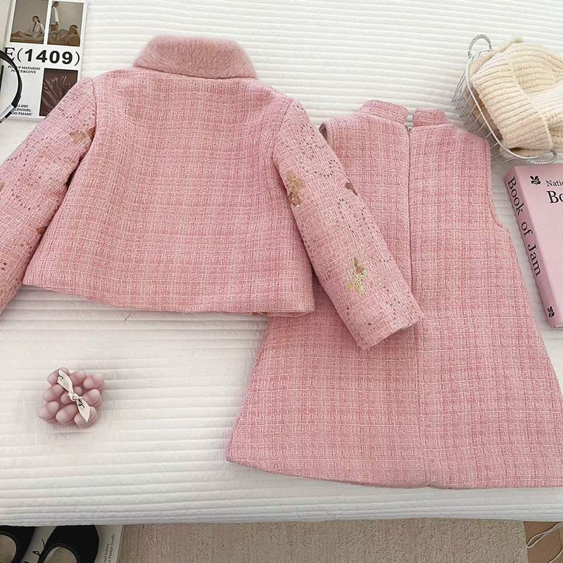 winter two piece dress set Winter Two Piece Dress