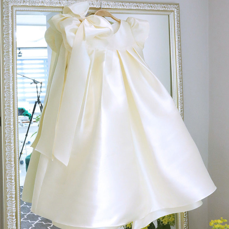 Cute Baby Girls Christening Dress Toddler Birthday Princess Dress