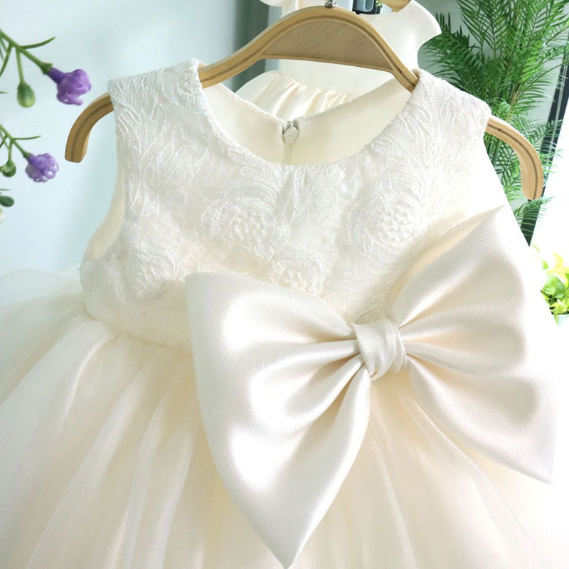 Cute Baby Girl First Communion Dress Toddler Birthday Party Princess Dress