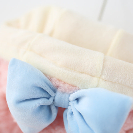 Girls Cute Cartoon Warm Hooded Coat