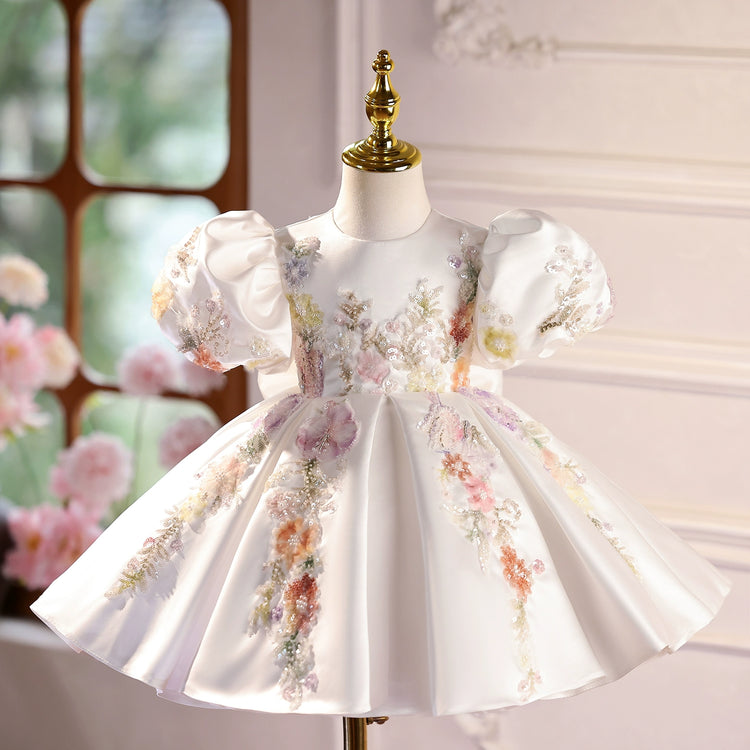 Girls Communion Dress Flower Girl Wedding Dress Girls Birthday Princess Dress