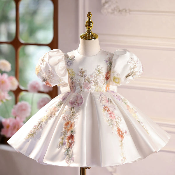 Girls Communion Dress Flower Girl Wedding Dress Girls Birthday Princess Dress
