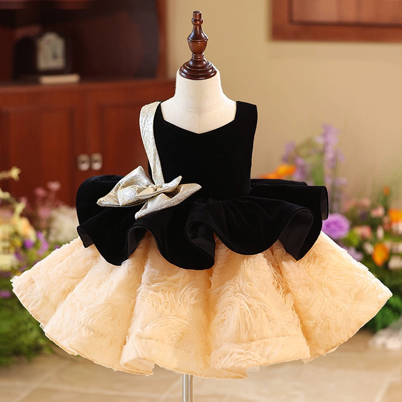 winter bow dress Petal and Pup Women's Betina Bow Front Maxi Dress