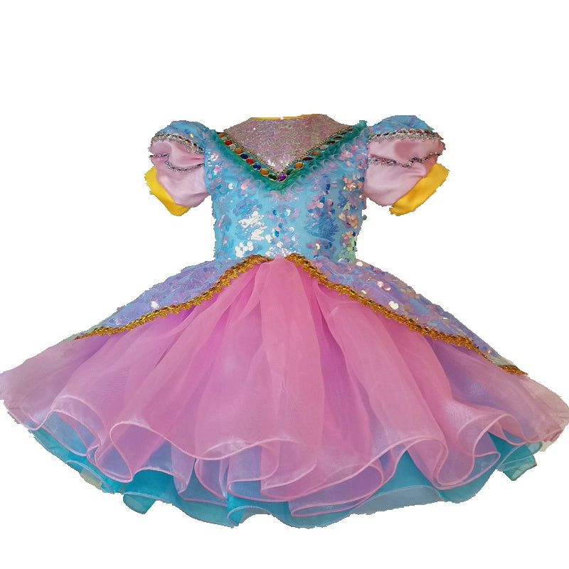 Cute  Baby Girl Beauty Pageant Christmas Dress Toddler Birthday Princess Dress