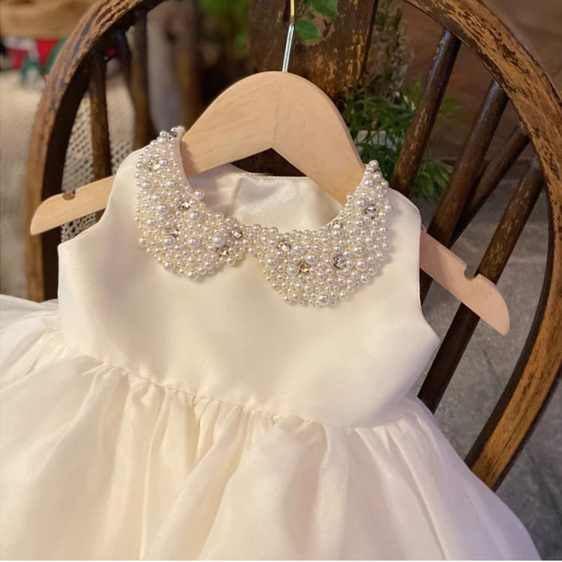 Flower Girl Puff Wedding Dress Children's Birthday Princess Dress