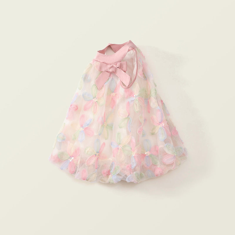 Girls Birthday Fluffy Dress Baby Girl Sleeveless Tank Dress