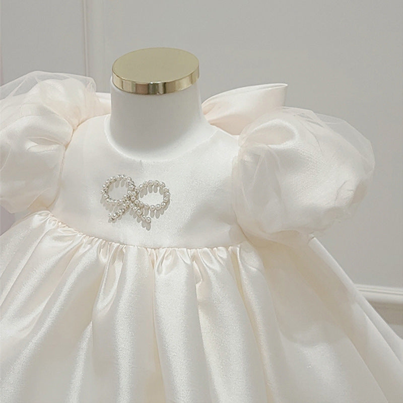Cute Girls Communion Princess Dress Baby Birthday Dress